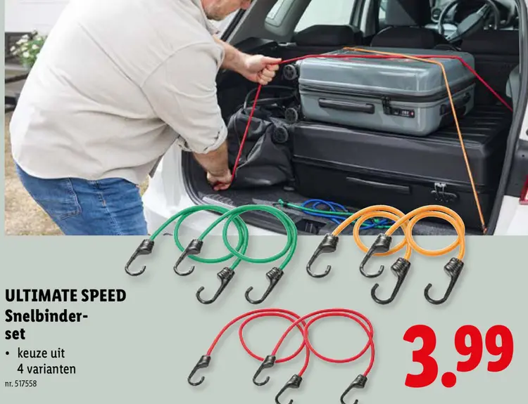 Promotie: Snelbinder-set