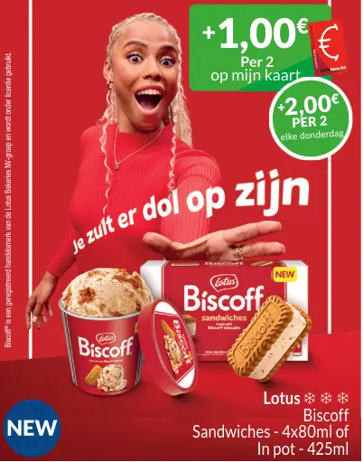Promotie: Biscoff Sandwiches