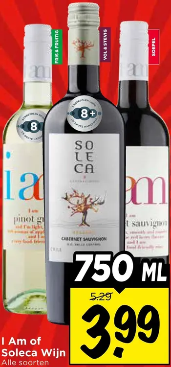 Aanbieding: I Am & Soleca I Am of Soleca Wijn
