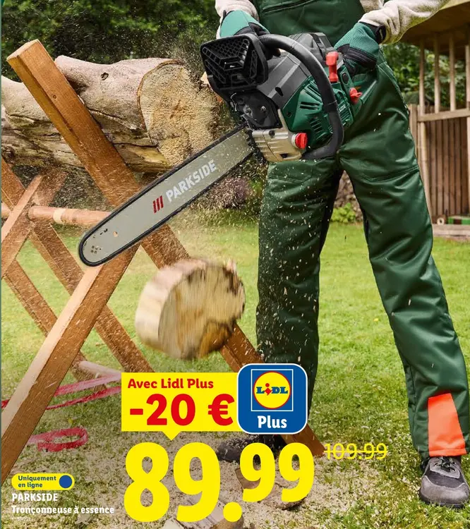 Offre: Tronçonneuse à essence