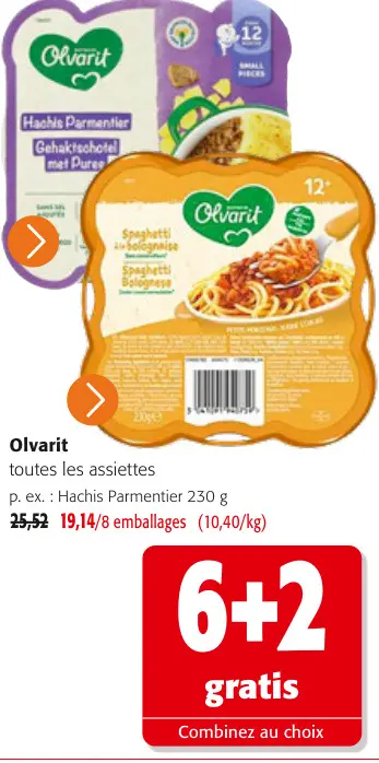 Offre: toutes les assiettes
