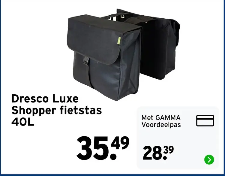 Aanbieding: Shopper fietstas
