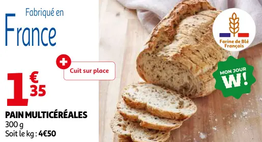 Promotie: Pain multicéréales