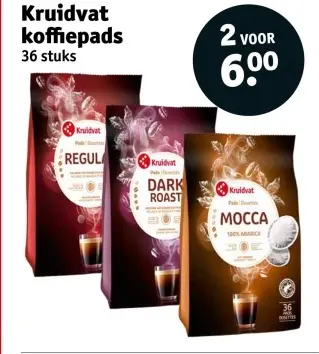 Aanbieding: koffiepads
