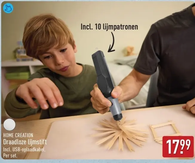 Aanbieding: Draadloze lijmstift
