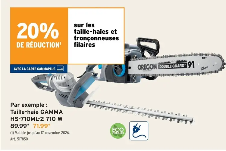Offre: Taille-hale