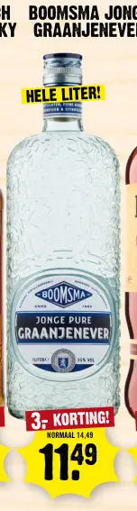 Aanbieding: Jonge graanjenever