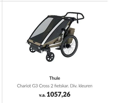 Aanbieding: Chariot G3 Cross 2 fietskar