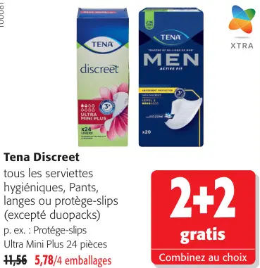 Offre: Protège-slips Ultra Mini Plus