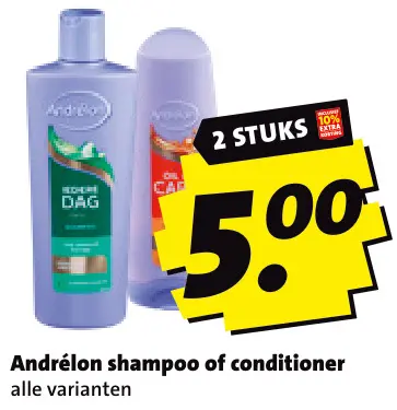 Aanbieding: Andrélon shampoo of conditioner