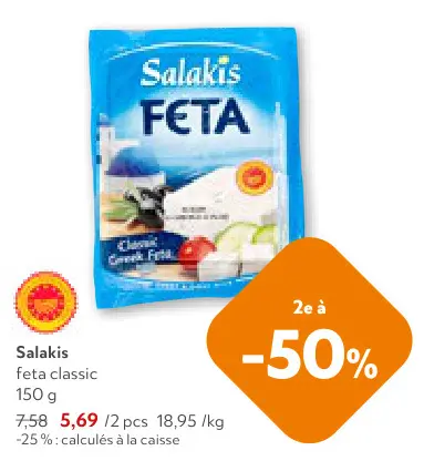 Offre: Salakis feta classic