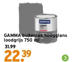 Aanbieding: Buitenlak hoogglans loodgrijs 750 ml