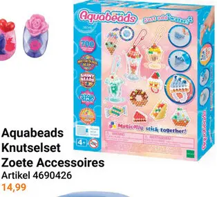 Aanbieding: Aquabeads Knutselset Zoete Accessoires