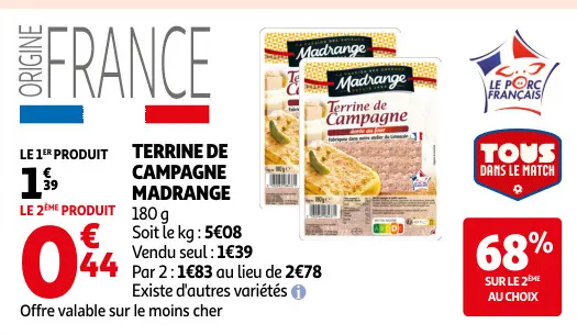 Promotie: Terrine de campagne