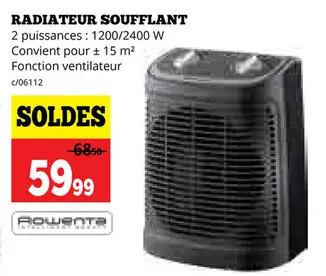 Offre: Radiateur soufflant