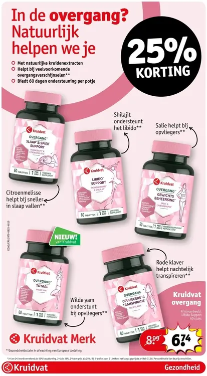 Aanbieding: Overgang