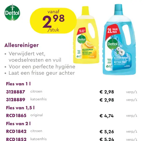 Promotie: Allesreiniger