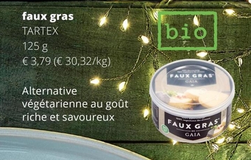 Offre: faux gras TARTEX