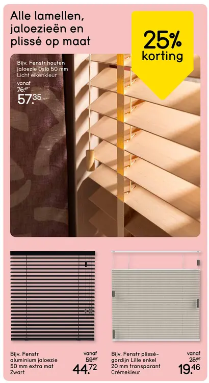 Aanbieding: Fenstr houten jaloezie Oslo