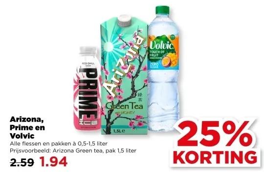 Arizona, Prime en Volvic