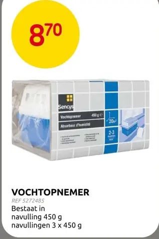 Promotie: Vochtopnemer