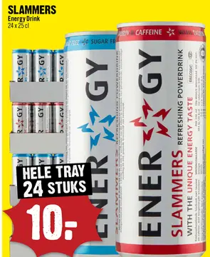 Aanbieding: SLAMMERS Energy Drink
