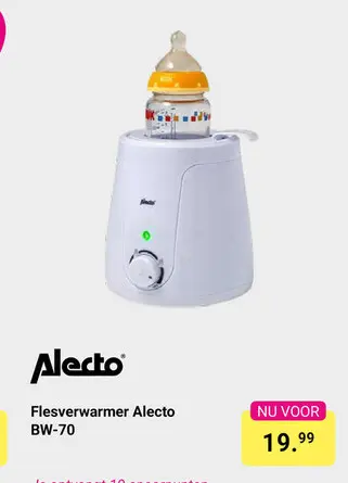 Aanbieding: Flesverwarmer Alecto BW-70