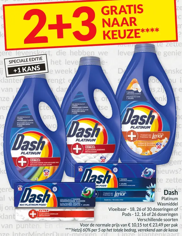 Aanbieding: Dash Platinum Wasmiddel