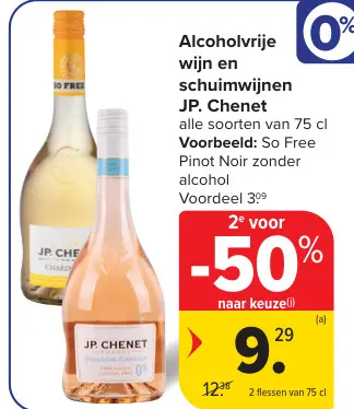 Promotie: Alcoholvrije wijn en schuimwijnen