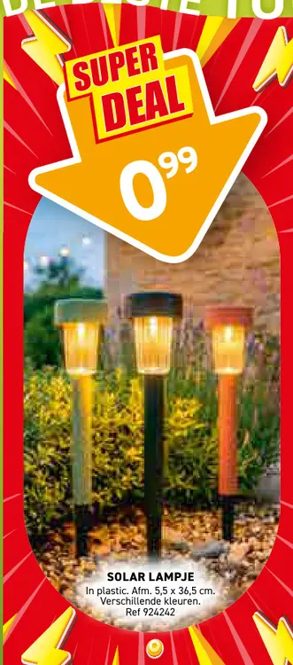 Promotie: Solar lampje
