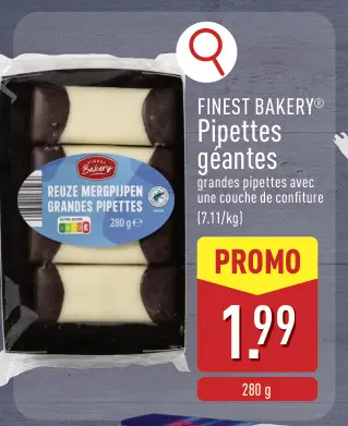 Offre: FINEST BAKERY® Pipettes géantes