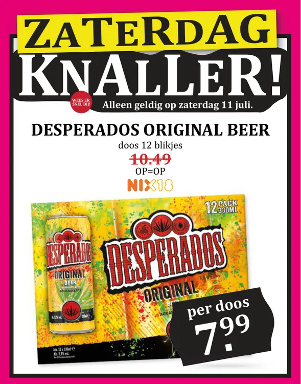 Aanbieding: Desperados original beer
