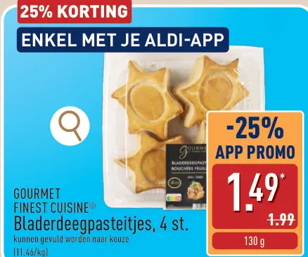 Promotie: Bladerdeegpasteitjes