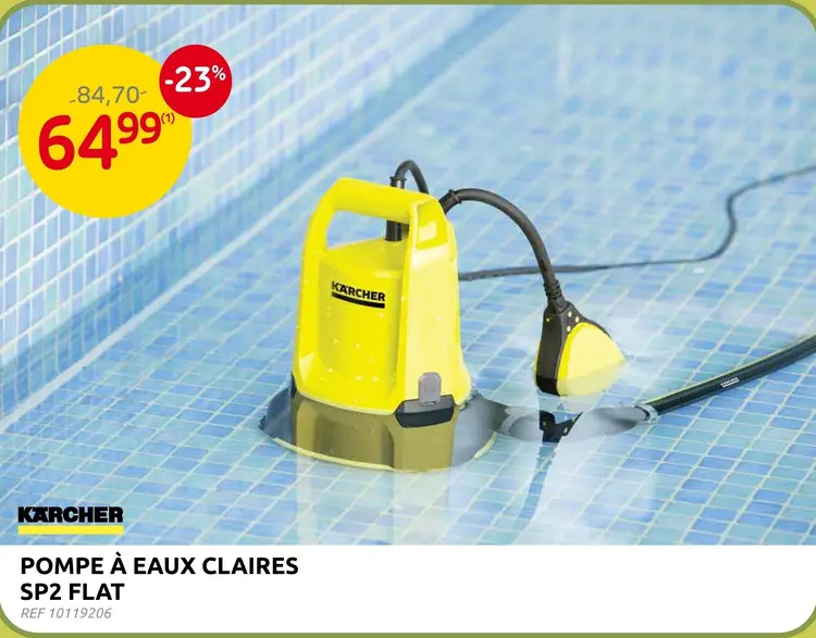 Offre: Pompe à eaux claires SP2 Flat