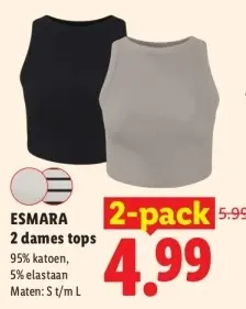 Aanbieding: 2 dames tops