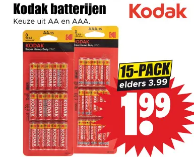 Aanbieding: batterijen