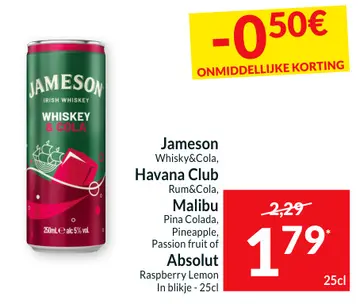 Aanbieding: Diverse mixdranken