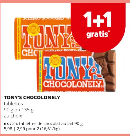 Offre: Tony's chocolonely