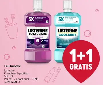 Offre: Eau buccale Listerine