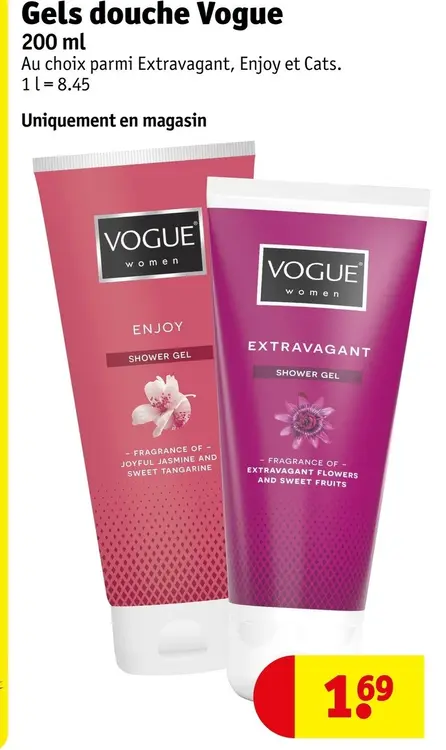 Offre: Gels douche