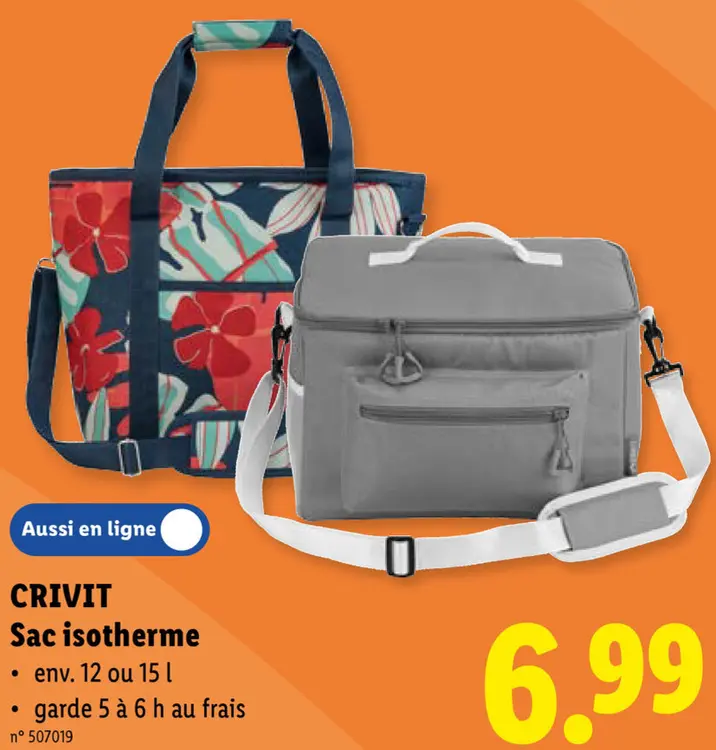 Offre: Sac isotherme
