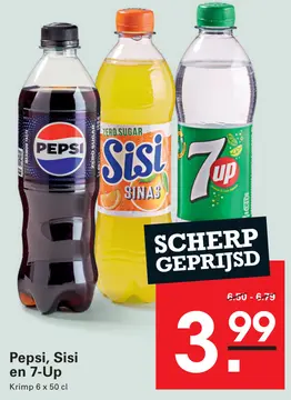 Aanbieding: Pepsi, Sisi en 7-Up