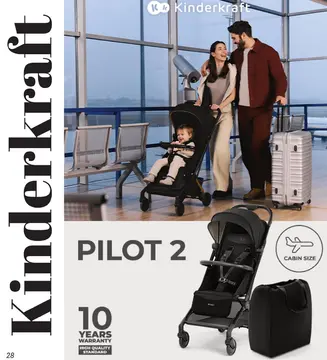 Aanbieding: Buggy Kinderkraft Pilot2 Midnight Black