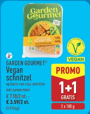 Promotie: Vegan schnitzel