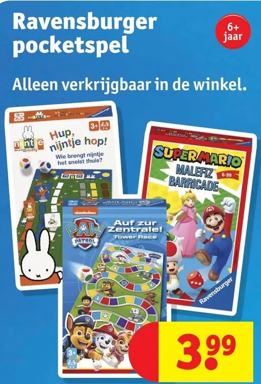 Promotie: Ravensburger pocketspel