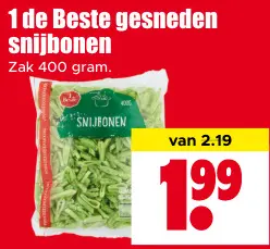 Aanbieding: gesneden snijbonen