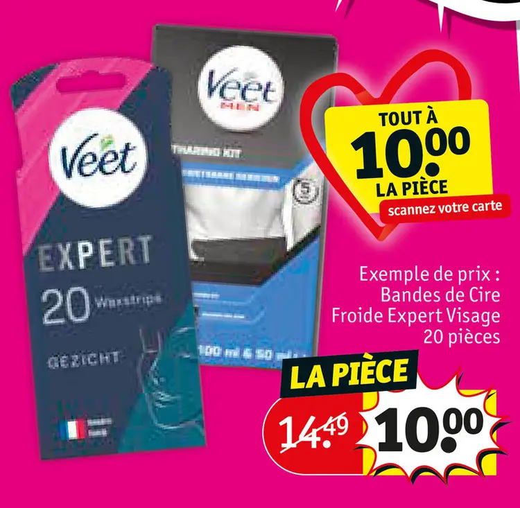 Offre: Bandes de Cire Froide Expert Visage