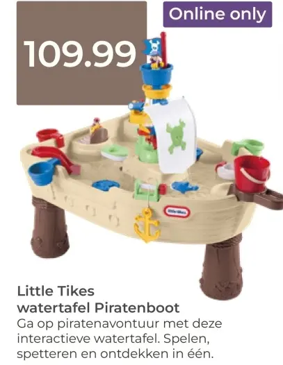 Aanbieding: watertafel Piratenboot