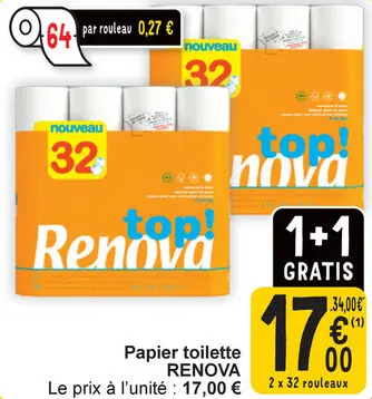 Offre: Papier toilette