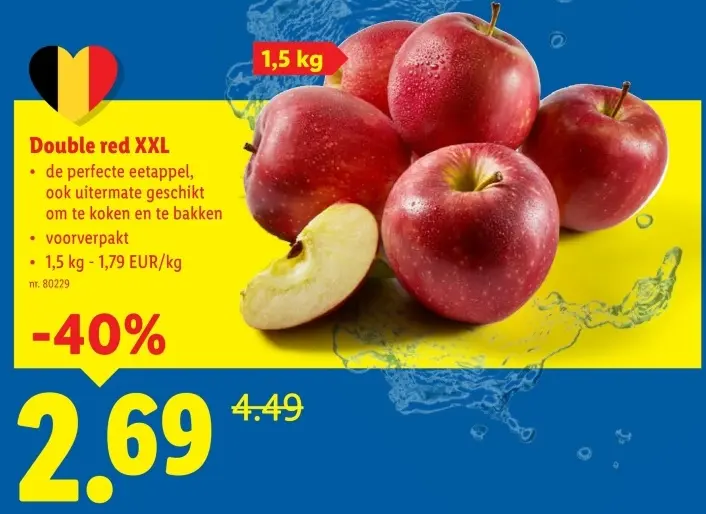 Promotie: Double red XXL